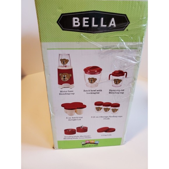 Bella Baby Rocket Food Blender With Accessories Still Wrapped- As-Is Damage Box - Picture 6 of 11